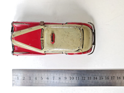 S Japan 1:28 BUICK LE SABRE 4-Door Sedan TAXI Friction Tin Toy Car NMIB`61 RARE