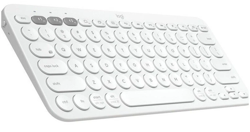 Logitech K380 Bluetooth Kabellose-Tastatur Windows Mac Android QWERTY Weiß - Bild 2 von 4
