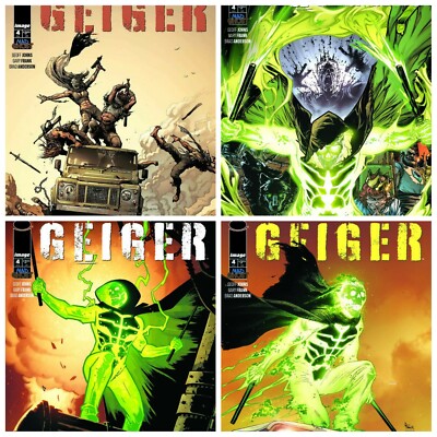 Geiger #4 Cover A B C D Variant Set Options Johns Frank Image Comics 2021 NM
