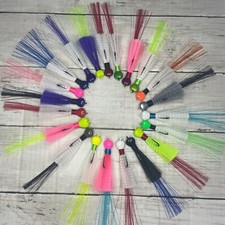 YOUNGBUCKLURES MINI-HAWK FLAREHAWK JIG. SNOOK TARPON PEACOCK BASS BUCKTAIL STYLE