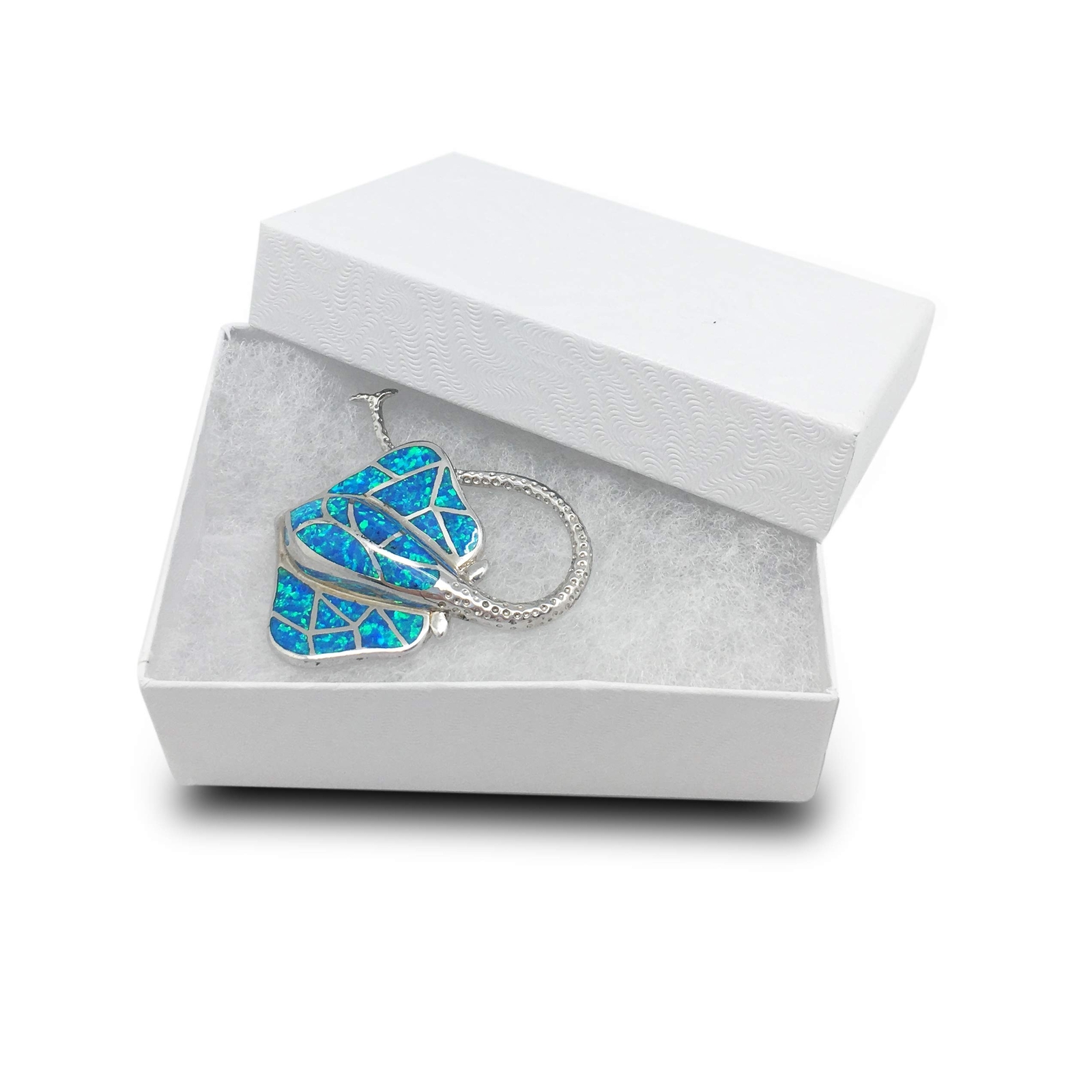The Display Guys – Cardboard Jewelry Boxes With Cotton – 100 Pack &#