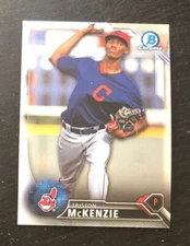 Triston McKenzie 2016 Bowman Chrome Prospects #BCP249 Cleveland Indians