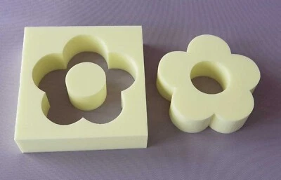 STYROART Stampo per colata in cemento fiore portacandele decorazione giardino pedana da giardino pannelli da giardino 3D