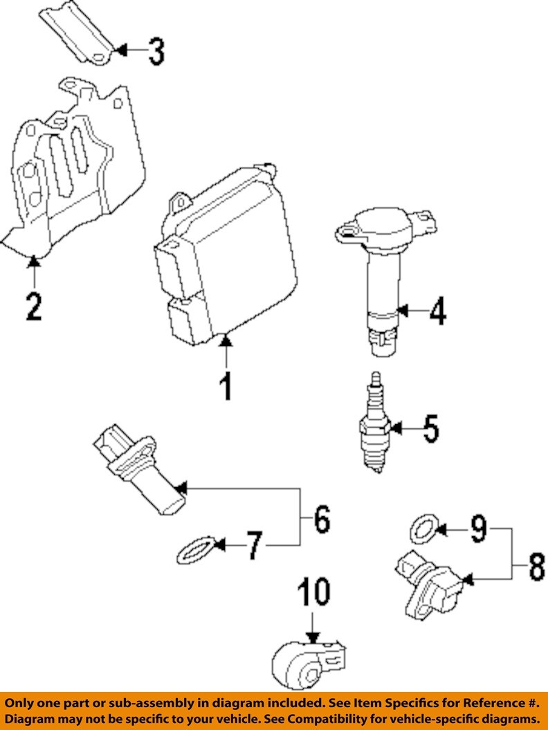 MITSUBISHI OEM 08-10 Lancer 2.0L-L4 Ignition-Spark Plug 1822A021