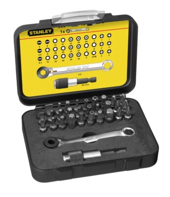 Stanley Bit-Satz mit Knarrenschlüssel 14 Zoll 25 mm 32-teilig 1-13-905