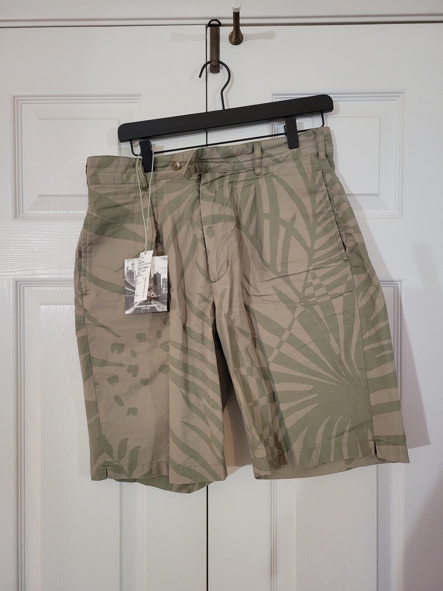 Mens Printed Khaki Shorts UNTUCKit Mens Khaki Shorts 32 Blue