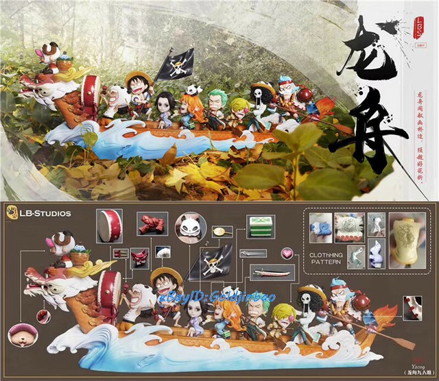 One Piece The straw hat Pirates Statue Full Set Painted Model LBS In Stock Now! eBay