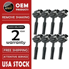 Pack of 8 Ignition Coils 4-Pin for Jaguar Vanden Plas XJ8 XJR XK8 XKR 1999-2003