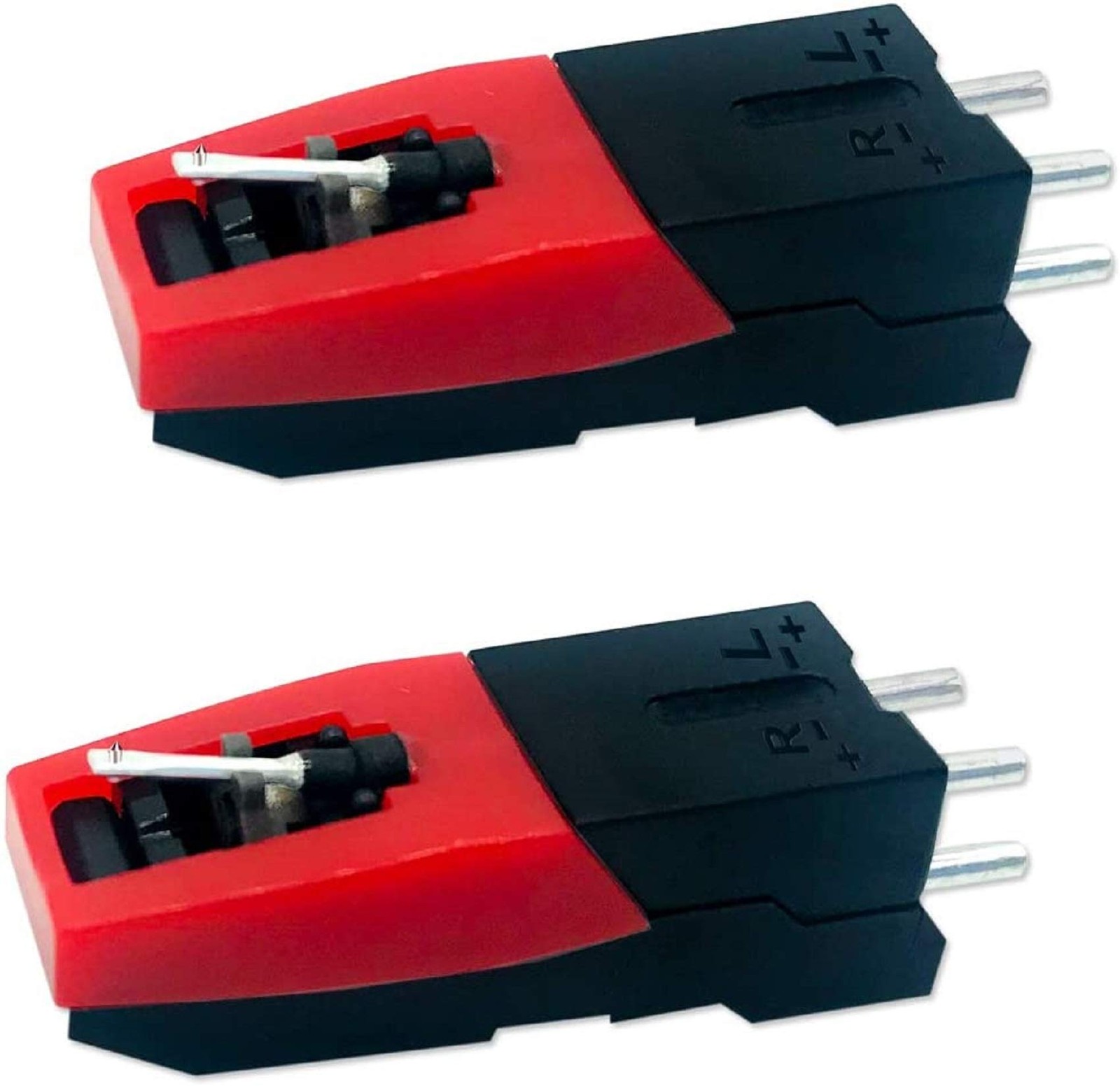 2 Pack Vinyl Turntable Cartridge & Stylus Replacement for LP Records