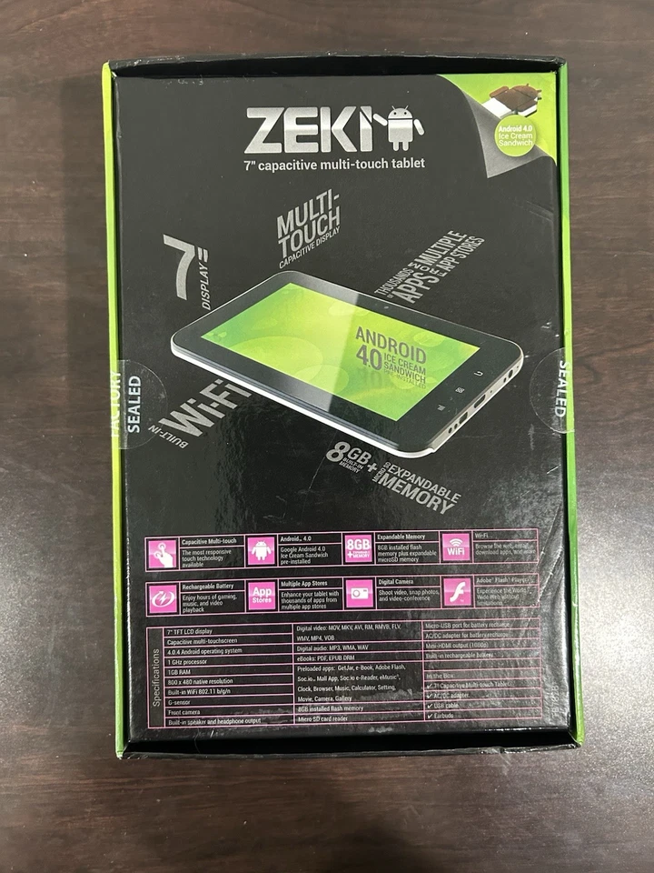 zeki 7” capacitive multi-touch tablet Android - Image 2 of 4