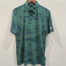 Adidas Men s - Camo Polo Green Light Weight Sz Medium