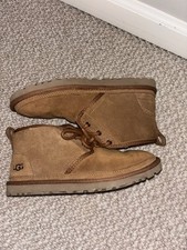 UGG Women s Brown Suede Lined Chukka Ankle Bo...