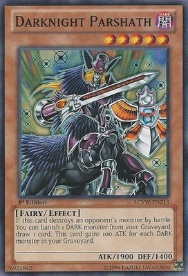 Darknight Parshath - LCYW-EN213 - Common - 1st Edition - Damaged