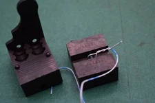 Lyman 2 Cavity  Mold Mould Blocks 454616 .45 Maxi-Ball used