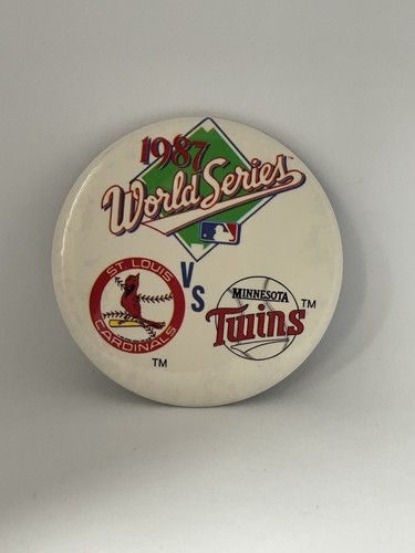 Minnesota Twins 1987 World Series Champions Button Pinback 3” - Picture 3 of 4
