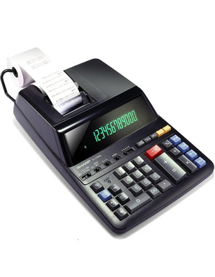 #ad SHARP PRINTING CALCULATOR MODEL EL 2196BL NIB ADDING MACHINE WITH TAPE BRAND NE $62.99