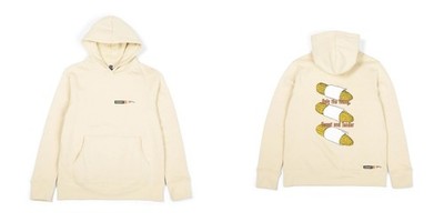 Crony X $109 Tan  Young, Sweet & Tender  Heavy Organic Cotton Hoodie Size M NWT