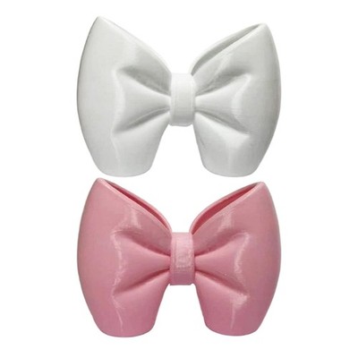 Stylish 3D Printed Bowknot Toothbrush Holder Pen Holder for Bathroom Decoration