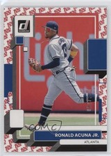 2022 Panini Donruss Variation One Hundred 74/100 Ronald Acuna Jr (Running) 0z8z