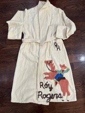 Vintage Roy Rogers Trigger Western Child's Robe Chenille  RARE