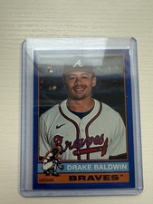 2025 Topps Heritage High Number - Drake Baldwin #561 Dark Blue Bordered (RC)