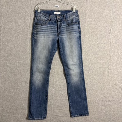 Buckle BKE Women's Size 31x32 Blue Payton Mid-Rise Universal Fit Straight Jeans