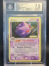 Pokémon Karte Gengar 5/92 Reverse Stamped - EX Legend Maker BGS 7.5 Italienisch