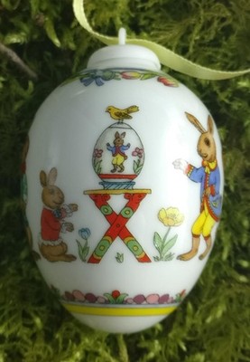 Hutschenreuther Mini Ei 2015 Osterhase Easter bunny Osterei limitierte Auflage