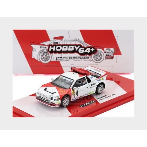 1:64 TARMAC Ford Rs200 #4 Rally Catalunya 1986 Zanini Autet T64P