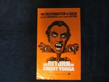 THE RETURN OF COUNT YORGA - 1971 Original Pressbook (PRESS BOOK) UNCUT