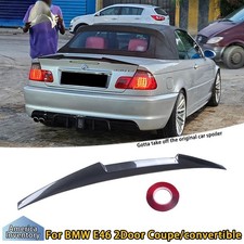 For Bmw E46 2dr Coupeconvertible 1997-2007 Carbon Fiber Trunk Wing Spoiler For Bmw E46 2dr Coupeconvertible 1997-2007 Carbon Fiber Trunk Wing Spoiler