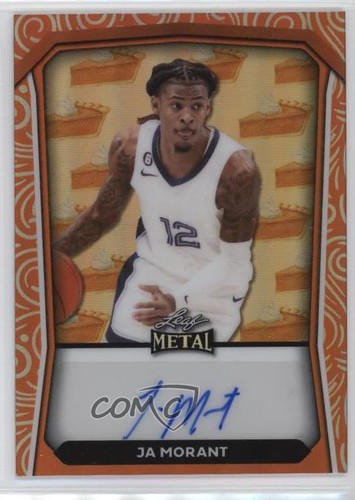 2024 Leaf Metal Thanksgiving Exclusive 2/3 Ja Morant #TA-JM4 Auto ob9 - Picture 1 of 3