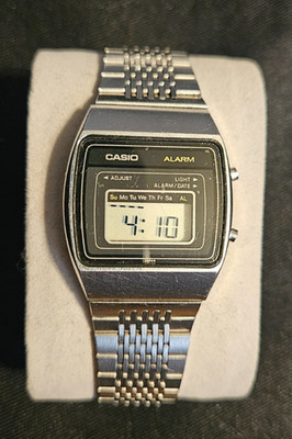 Vintage! Runs! Casio Casiotron 59CS-46 Digital Alarm Watch Working Japan 1976