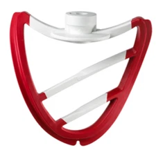 *NEW* Pourfect Scrape-a-bowl Beater Scraper Attachment For KitchenAid Mixer RED