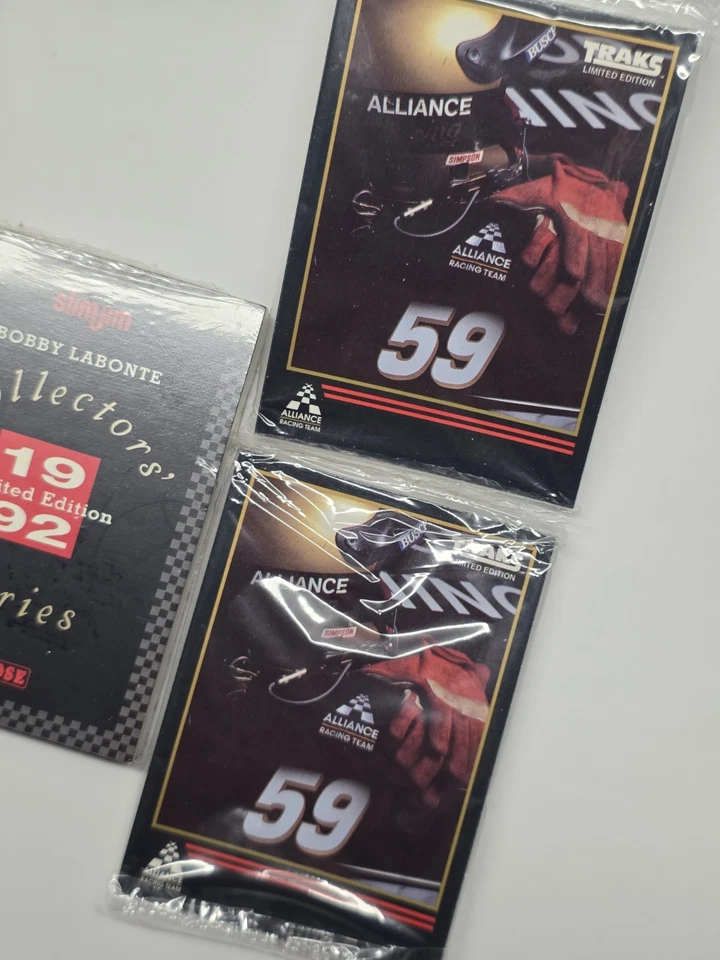Nascar Card Packs Sealed Davey Allison Bobby Labonte Alliance Racing 1992 - Image 2 of 4