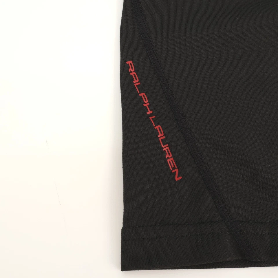 Polo 67 Ralph Lauren Performance 黑色短袖 T 恤男式适合小号 — 第 3/4 张图片
