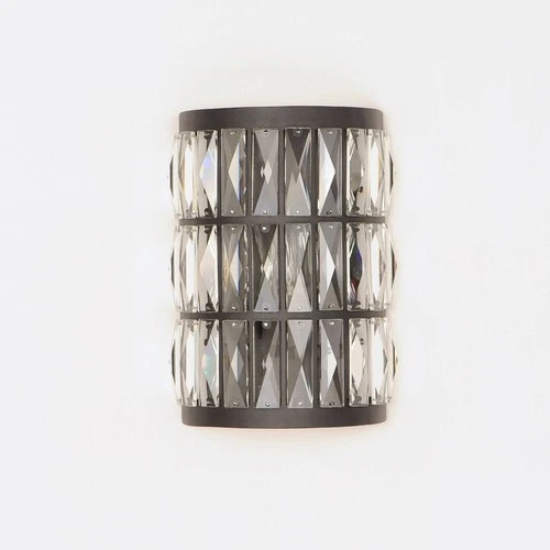 Maxim Madeline 10 3/4" High Black Wall Sconce - Picture 3 of 5