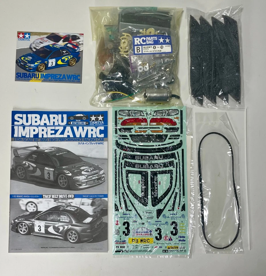 TAMIYA 58210 1/10 R/C Racing Car SUBARU IMPREZA WRC (telaio TA03F) - Immagine 4 di 4