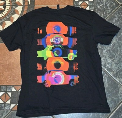 U2 UV achtung baby live at the sphere official tour merch band tee 