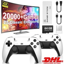 4K Retro Videospielkonsole 20000+ Spiele,USB ...