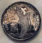 1967 Jefferson City Buzzards 1oz .999 Silver Mardi Gras Doubloon H. Alvin Sharpe