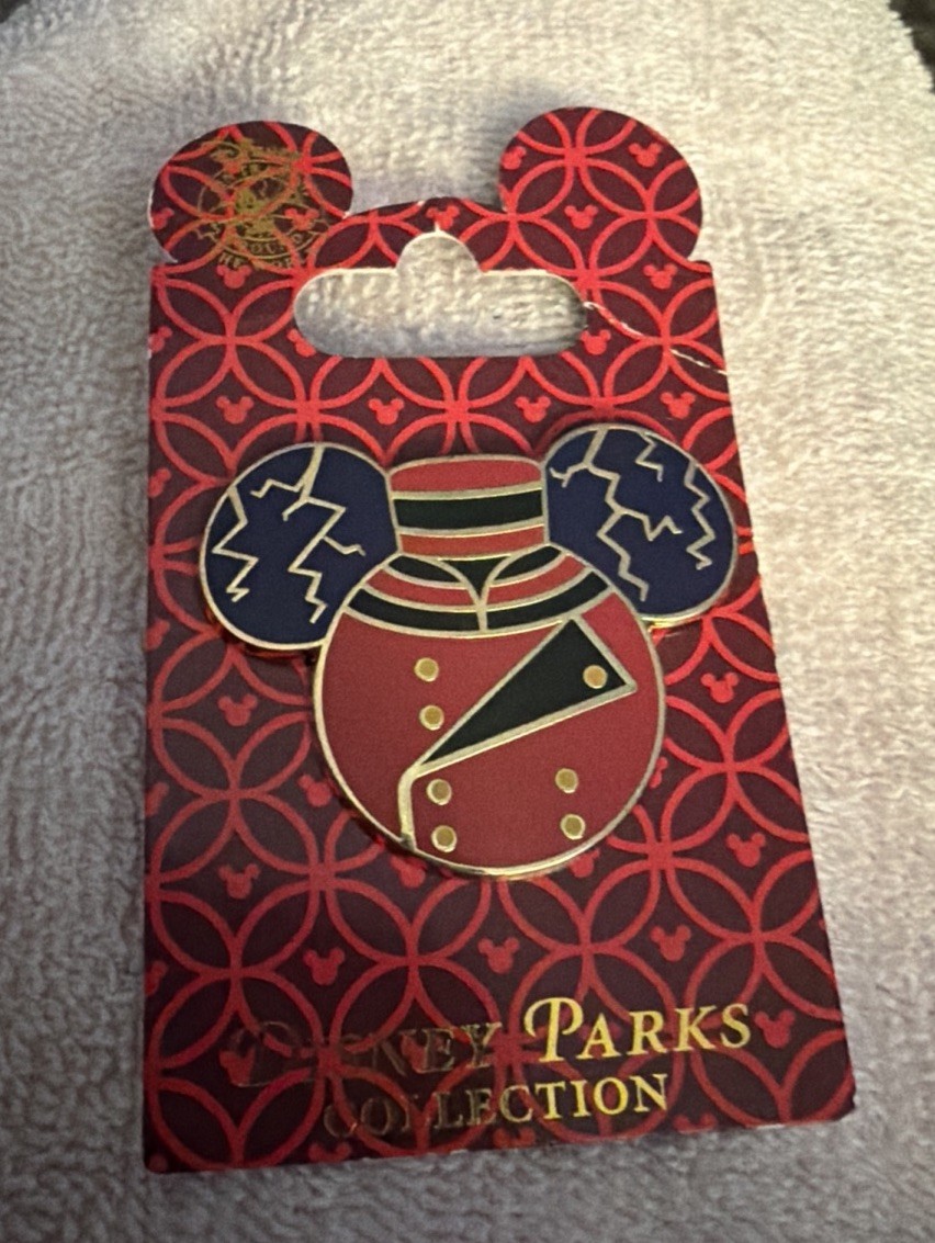 Disney Parks 2015 Mickey Ear Icon Hollywood Tower of Terror Bellhop Pin