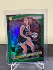 2025 Panini Prizm WNBA Green Prizm #138 Maddy Westbeld
