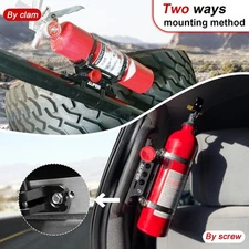 Aluminum Fire Extinguisher Mount Bracket Holder Roll Bar Mount Quick Release