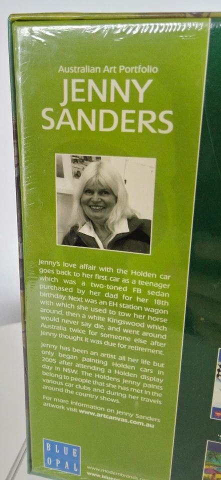 NEW: Jenny Sanders - Yellow & White Elk - 1000 Piece Jigsaw Puzzle - Blue Opal - image 4 of 4