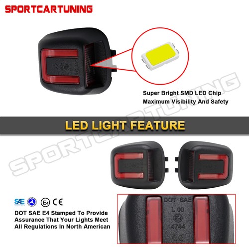 Lámpara de luces LED blancas y rojas para 07-21 Frontier Titan Xterra Armada - Imagen 4 de 8