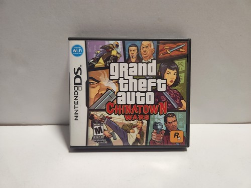 Grand Theft Auto Chinatown Wars (Nintendo DS) Original Case & Manual