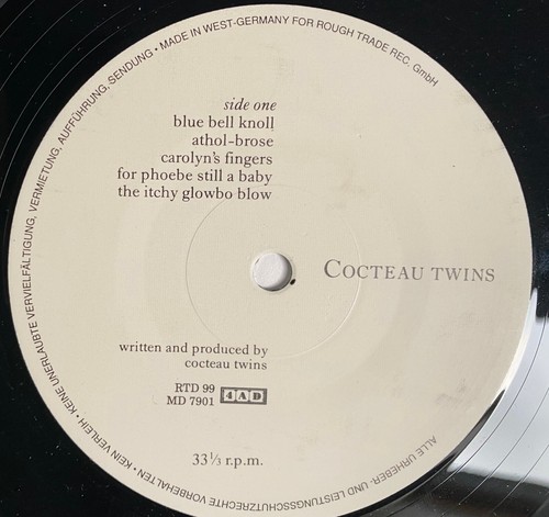 COCTEAU TWINS | Blue Bell Knoll German Promo LP | MY BLOODY VALENTINE | DEVO - Picture 4 of 4