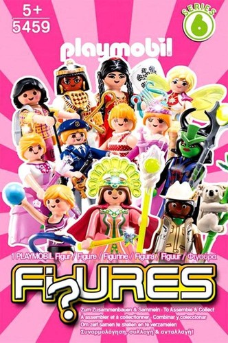 Playmobil Rosa Serie 6 Fi?ures Minifigura Lámina Figura 5459 Mujer Policía - Imagen 2 de 2