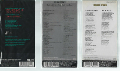 ROLLING STONES 9 x 3 Inch CD Japan Collection | eBay